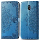 Кожаный чехол-книжка Art Case с визитницей для Xiaomi Redmi 8a Синий Без бренда