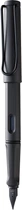 Перьевая ручка Lamy Safari Матовая Чёрная EF/Чернила T10 Синие (4014519271024)