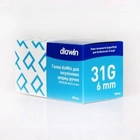 Голки інсулінові для шприц ручок Диавин 6 мм (DiaWin 6 mm 31G) - зображення 1