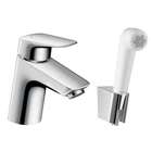 Змішувач для умивальника Hansgrohe Logis з гігієнічним душем, хром (71290000)