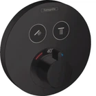 Внешняя часть смесителя без скрытой части HANSGROHE ShowerSelect черный латунь 150мм 15743670