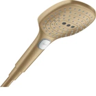 Душевая лейка HANSGROHE Raindance Select с кнопкой 120мм пластик бронза 26520140