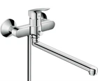 Змішувач для ванни Hansgrohe Logis з довгим виливом, хром (71402000)