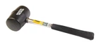 Киянка Mastertool гумова чорна 60 мм 450 г металева рукоятка 02-1302