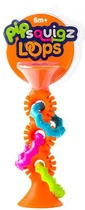 Прорезыватель-погремушка на присосках Fat Brain Toys pipSquigz Loops оранжевый (F165ML) (811802021922)