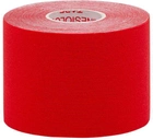Кинезио тейп IVN в рулоне 5 см х 5 м эластичный пластырь Красный (IV-6172R) - изображение 1