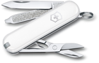 Складаний ніж Victorinox CLASSIC SD Colors Falling Snow 58мм/1сл/7функ/біл /ножн Vx06223.7G