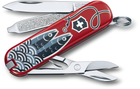 Складаний ніж Victorinox CLASSIC LE "Sardine Can" 58мм/1сл/7функ/цветн/чохол/ножн Vx06223.L1901