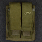 Підсумок під 2 магазину Tasmanian Tiger TT DBL Pistol Mag Pouch (130х110х30мм), зелений - зображення 5