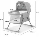 Люлька-качалка Kinderkraft Lovi Grey 3 в 1 (KKLLOVIGRY0000) (158788)