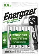 Акумулятор Energizer Recharge Power Plus, AA/(HR6), 2000mAh, LSD Ni-MH, блістер 4шт