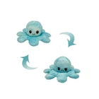 М'яка іграшка восьминіг перевертиш Octopus антистрес Веселий та сумний в стилі тай дай бірюзовий 1508-4