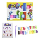 Повітряний пластилін Air Clay 16 штук Dankotoys (ARCL-04-01U) (168114)