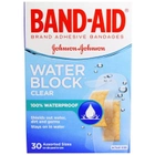 Пластир Band Aid Water Block Прозорий 30 штук - зображення 1