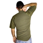 Тактична футболка з коротким рукавом Lesko A424 Green L потоотводящая армійська камуфляжна (SKU_4253-12429) - зображення 5
