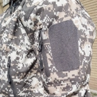 Тактическая куртка Soft Shell Lesko A001 Pixel M ветровка для мужчин с карманами водонепроницаемая (SKU_4255-12401) - изображение 6