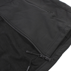 Тактическая куртка Soft Shell Lesko A001 Black L ветровка для мужчин с карманами водонепроницаемая (SKU_4255-12392) - изображение 6