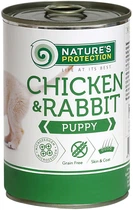 Влажный корм для щенков Nature's Protection Puppy chicken & rabbit с курицей и кроликом