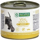 Влажный корм для собак малых пород Nature's Protection Adult small breed Veal & Duck с телятиной и уткой