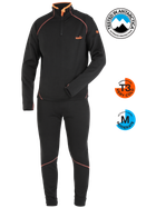 Термобелье мужское Norfin WINTER LINE 2XL Черное 3025005-XXL