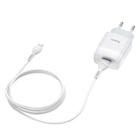 Мережевий зарядний пристрій Hoco C72A + кабель Lightning Glorious Single Port Charger 1USB 2.1A White