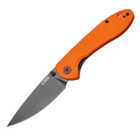 Нож CJRB Knives Feldspar Black Blade AR-RPM9 Steel Оранжевый (27980302) - изображение 1