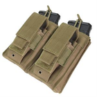 Подсумок для магазина типа кенгуру Condor Double Kangaroo Mag Pouch MA51 Тан (Tan) - изображение 6