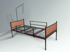 Ліжко функціональна чотирьохсекційна Profmetall з дерев'яною спинкою в повній комплектації (АК 021) - зображення 3