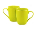 Набор 2 керамических кружек Fissman Lime Green 18х8х10см/0.3л Зеленый (SC-9321.300)
