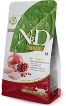 Сухой корм для кошек Farmina N&D Prime Grain Free Cat Adult Neutered Chicken & Pomegranate для стерилизованных с курицей и гранатом