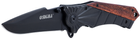 Нож раскладной Sigma 120 мм рукоятка Дерево-металл (4375801) - изображение 7