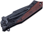 Нож раскладной Sigma 120 мм рукоятка Дерево-металл (4375801) - изображение 10