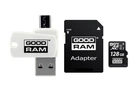 Картка пам'яті MicroSDXC 128GB UHS-I Class 10 GoodRam + SD Adapter + OTG Card reader (M1A4-1280R12)