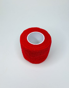 Бинт еластичний Coban фіксуючий самозакріплюючий Кобан червоний 5 см х 4,5 м - зображення 2