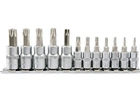 Головки торцевые с битами YATO TORX TEMPERPROOF 1/4" 3/8" 12шт (YT-04332)