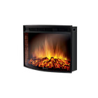 Электрокамин с обогревом Electrolux EFP/P-2720RLS с реалистичным эффектом пламени, со звуком, дровами, кирпичной кладкой, размер 615x444x252
