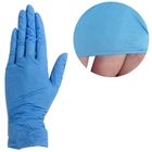 Перчатки UNEX нитриловые без талька (набор перчаток), голубой, размер S, 100 шт (0098633) - изображение 1