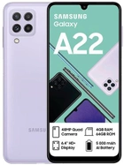 Смартфон Samsung Galaxy A22 4/64Gb light Violet - изображение 1
