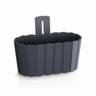 Горшок для цветов Prosperplast Boardee Wall настенный Н-20 см антрацит (27450-433)