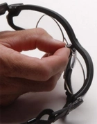Баллистические очки с диоптрической вставкой Pyramex V2G дымчатые - изображение 5