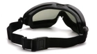 Тактические очки с диоптрической вставкой Pyramex V2G-PLUS Black - зображення 3