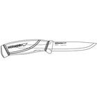 Ніж Morakniv Companion BlackBlade нержавіюча сталь чорний клинок 12553 - изображение 2