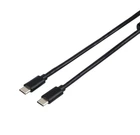Кабель Atcom Type-C/Type-C 0.8м Чорний (12113)
