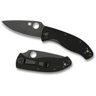 Нож Spyderco Tenacious, Black Blade (C122GBBKP) - изображение 5