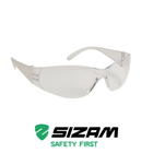 Очки защитные открытого типа 2720 Sizam I-Fit прозрачные 35043 - изображение 1