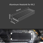 Радиатор охлаждения ENOKAY 70*22*10мм для M.2 NVMe SSD 2280 Black - изображение 3