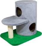 Когтеточка Lucky Pet домик сизалевый "Башня" Серая 54х57х45 см (4820224216195)