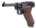 Пневматичний пістолет Gletcher P-08 Blowback Luger Parabellum Люгер Парабелум блоубэк 100 м/с - зображення 6