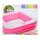 Квадратний надувний басейн Intex 57100 (Рожевий)