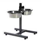 Стійка з мисками для собак Trixie 2 x 1,8 л / 20 см, h=40 см